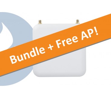 FREE AP BUNDLE! Plasma Cloud PA300E 2.4GHz Cloud Managed Wireless Mesh Access Point with Two Replaceable External Antennas