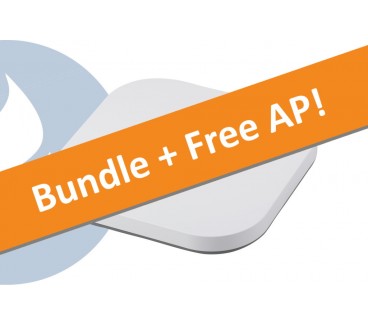 FREE AP BUNDLE! Plasma Cloud PAX1800v2 WiFi 6 Dual Band Cloud Managed Access Point