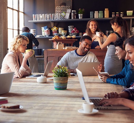 Awesome secure, ultra-fast Wi-Fi for your business AND customers